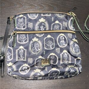 Dooney & Bourke x Disney Haunted Mansion Crossbody Bag - Black/Gray/Green